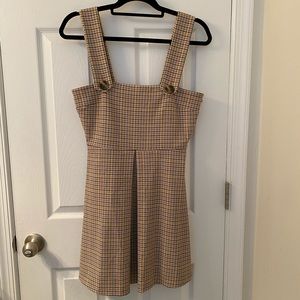 Zara jumper dress, plaid - worn once